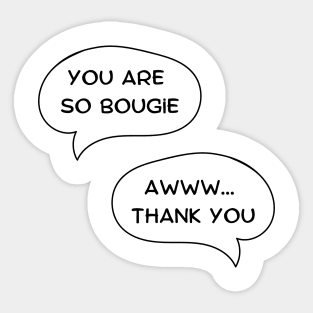 Bougie Thank You Sticker